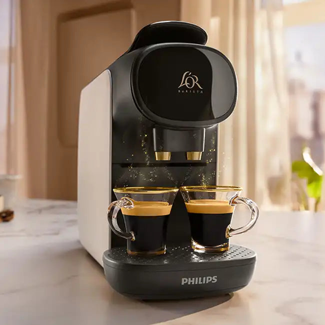 L'OR BARISTA Sublime + 100 capsules Blanc Satin