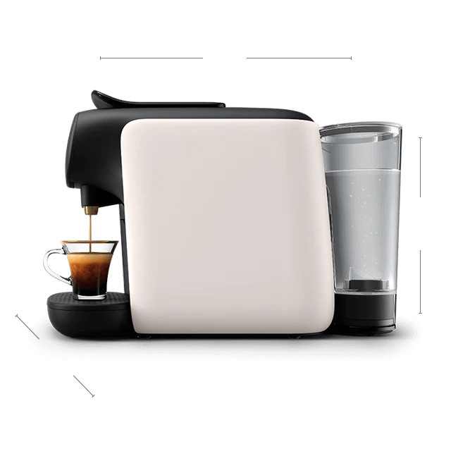L'OR BARISTA Sublime + 100 capsules Blanc Satin