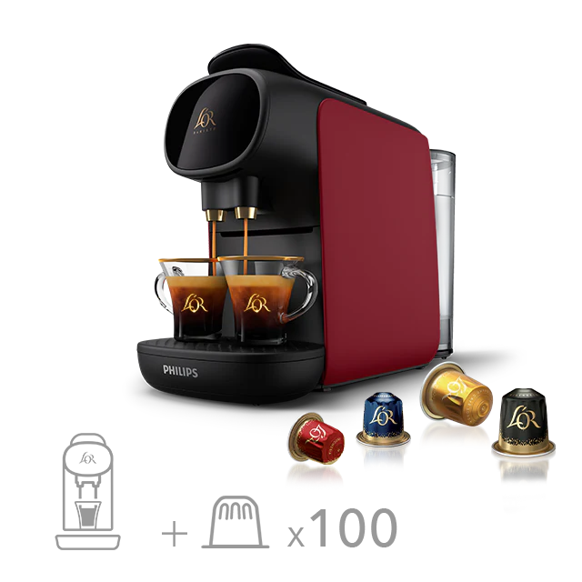 L'OR BARISTA Sublime + 100 capsules : Rouge