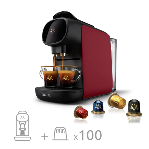 L'OR BARISTA Sublime + 100 capsules : Rouge