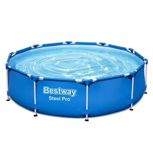 Kit Piscine hors sol tubulaire BESTWAY - Steel Pro™ - 305 x 76 cm - Ronde (Livrée avec pompe de filtration)