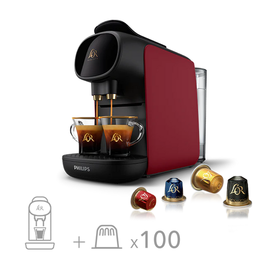 L'OR BARISTA Sublime + 100 capsules : Rouge