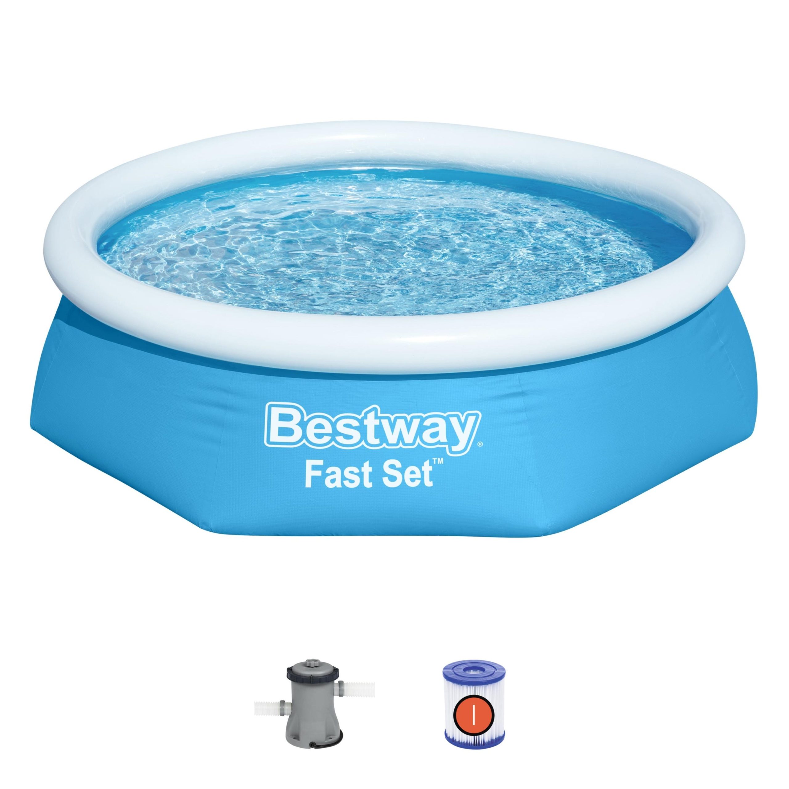 Swimming pool hors-sol Bestway round Diam.2.05 x H.0.61 m