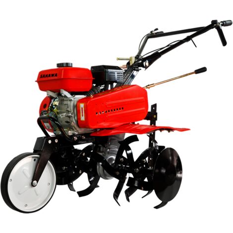 SAKAWA Cultivator 7CV gasoline 4 times width 50-85 cm